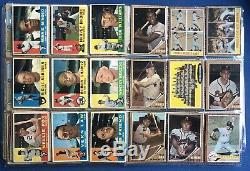 1950-1960s Vintage Baseball Card Lot (1000) Total Cards Superstars HOFers Mantle