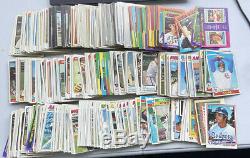 1950s-1970s HUGE VINTAGE BASEBALL CARD COLLECTION(1445) STARS RC PLEASE READ
