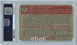 1952 Topps #311 MICKEY MANTLE Rookie RC New York Yankees PSA 1 WELL CENTERED