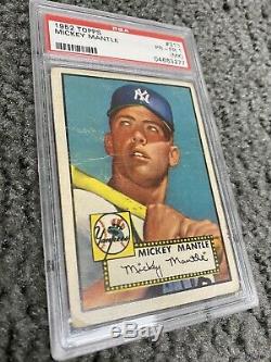 1952 Topps 311 Mickey Mantle PSA 1 (MK) NO back damage PWCC top 30% appeal