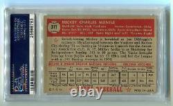1952 Topps #311 Mickey Mantle PSA 3.5 Gorgeous Color NO Creases RARE Card