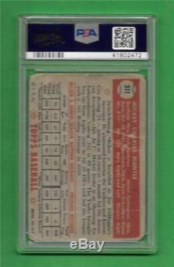 1952 Topps #311 Mickey Mantle PSA AUTH/ALT New York Yankees baseball card