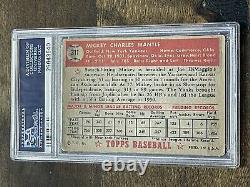 1952 Topps #311 Mickey Mantle RC PSA 2.5 Well Centered Nice Color & Eye Appeal