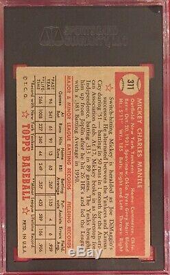 1952 Topps #311 Mickey Mantle SGC 4 Rookie Card RC