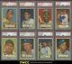 1952 Topps Hi-grade Complete Psa Set Jackie Robinson Mickey Mantle Willie Mays