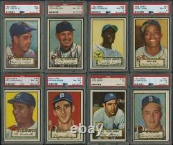 1952 Topps Hi-Grade COMPLETE PSA SET Jackie Robinson Mickey Mantle Willie Mays