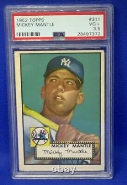 1952 Topps Mickey Mantle #311 PSA 3.5 The Holy Grail Dont Miss This Beauty HOF