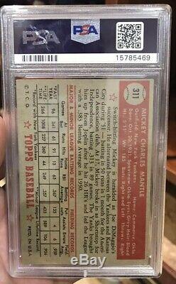 1952 Topps Mickey Mantle #311 PSA 4 VGEX
