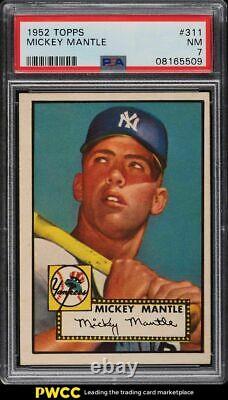 1952 Topps Mickey Mantle #311 PSA 7 NRMT