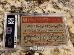 1952 Topps Mickey Mantle Rookie #311 Psa 2 New Label Gorgeously Centered Icon Rc
