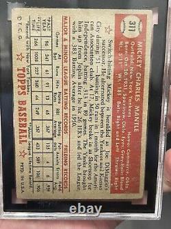 1952 Topps Mickey Mantle Rookie Card 311 SGC 2. Not PSA BVG DEAD CENTERED
