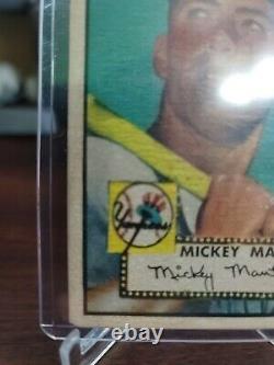 1952 topps mickey mantle rookie card #311