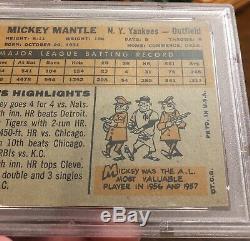 1953 & 1960 Topps Mickey Mantle PSA Graded 4 SGC Graded 3 VG-EX New York Yankees