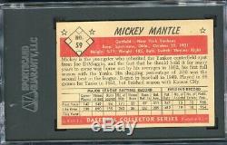 1953 Bowman Color Mickey Mantle #59 HOF SGC 4- Centered & High-End