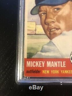 1953 Topps #82 Mickey Mantle PSA 4.5 Centered Nicely Clean Card