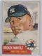 1953 Topps Baseball #82 Mickey Mantle, New York Yankees, Hof, 011620