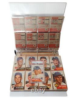1953 Topps Baseball Complete Set (1-280) Mickey Mantle PSA 4 Willie Mays Vg/Ex