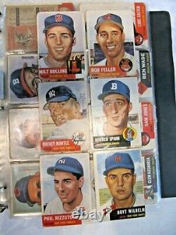 1953 Topps Baseball Complete Set J. Robinson Mantle Mays Tons Of Stars Vg/vg+