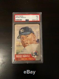 1953 Topps Mickey Mantle #82 Baseball Card