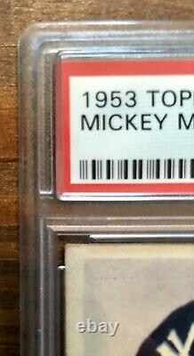 1953 Topps Mickey Mantle #82 Baseball Card PSA 2 WELL CENTERED UNDERGRADED