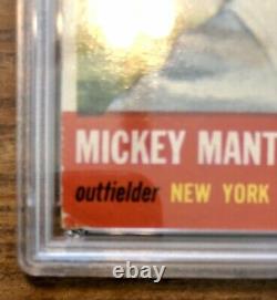 1953 Topps Mickey Mantle #82 Baseball Card PSA 2 WELL CENTERED UNDERGRADED