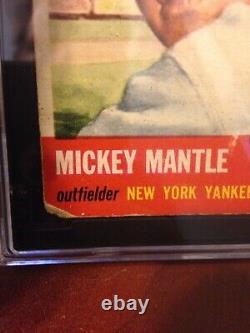 1953 Topps Mickey Mantle #82 Baseball Card SGC 20 1.5 New York Yankees