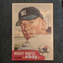 1953 Topps Mickey Mantle #82 HOF New York Yankees