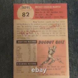 1953 Topps Mickey Mantle #82 HOF New York Yankees