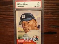 1953 Topps Mickey Mantle # 82 PSA EX 5 (OC) baseball card