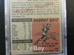 1953 Topps Mickey Mantle #82 PSA Good + 2.5, good centering, sharp corners
