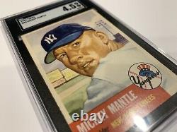 1953 Topps Mickey Mantle #82 SGC 4.5. Mantle's 2nd Card! ICONIC
