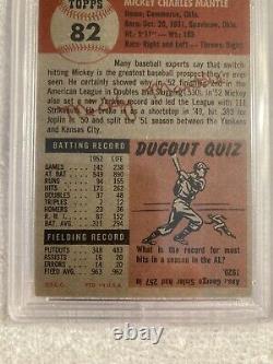 1953 Topps Mickey Mantle PSA 4 Yankees