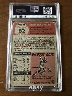 1953 Topps Mickey Mantle Psa 1 Iconic Card Displays Beautifully Well-centered