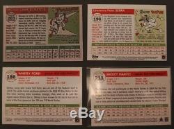 1955 Topps New York Yankees Complete Team Set EX + Mickey Mantle, Ford, & More