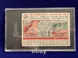 1956 TOPPS #135 Mickey Mantle SGC 4