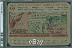 1956 Topps 135 GB Mickey Mantle PSA 1mk (1819)