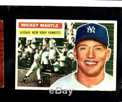 1956 Topps # 135 Mickey Mantle GB Ex-Mt