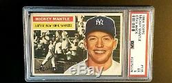 1956 Topps #135 Mickey Mantle Gray Back PSA 5 Excellent Almost Perfect Centering