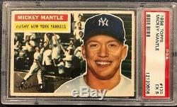 1956 Topps #135 Mickey Mantle PSA 5 Great Centering