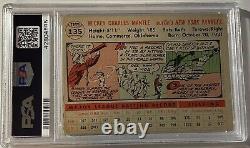 1956 Topps #135 Mickey Mantle White Back (WB) PSA 2 GOOD Great Eye Appeal