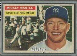 1956 Topps #135 Mickey Mantle Yankees HOF Gray Back PSA 9 MINT PACK FRESH
