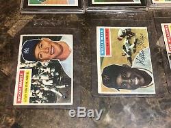1956 Topps Baseball COMPLETE SET VGEX++ with 3 graded