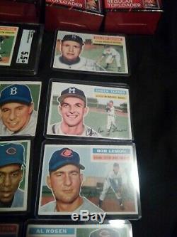 1956 Topps Baseball Card complete set of 340/340 vintage cards in Ex+ condition