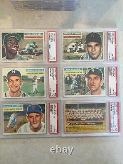 1956 Topps Baseball Complete Full Set Graded PSA 6/7 Set! 342/342