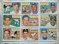 1956 Topps Baseball Near Complete Set (300/340) Mantle + Stars + Hofers Vgex+