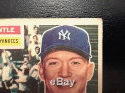 1956 Topps Card #135 Mickey Mantle New York Yankees