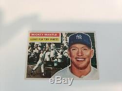 1956 Topps Mickey Mantle #135 Gorgeous condition
