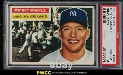 1956 Topps Mickey Mantle #135 PSA 8 NM-MT