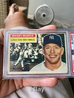 1956 Topps Mickey Mantle Card #135 PSA 4 VG-EX