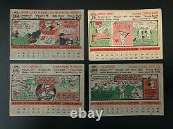 1956 Topps Near Complete Set 338/340 Cards Mantle Aaron Mays Clemente Koufax ++